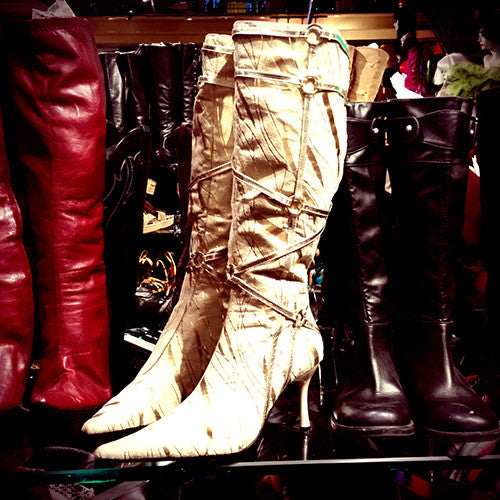 Vintage Boot Sighting at Patricia Field, New York
